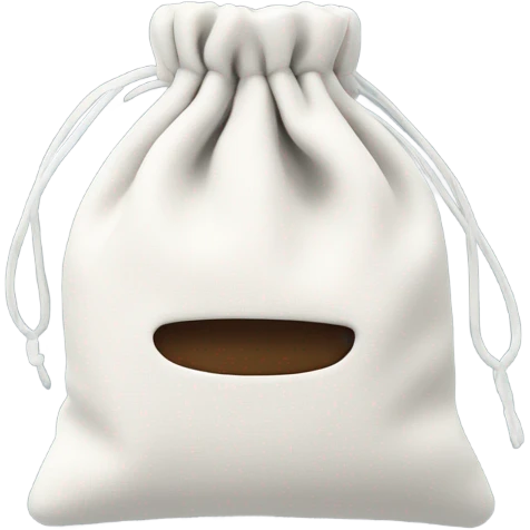 White pouch emoji