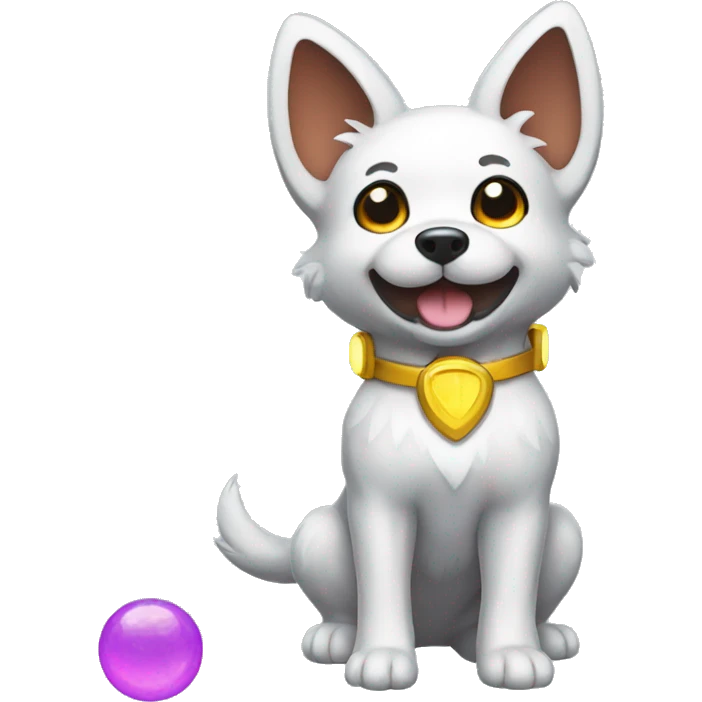 Colorful Shiny Electric Dog Pokémon emoji