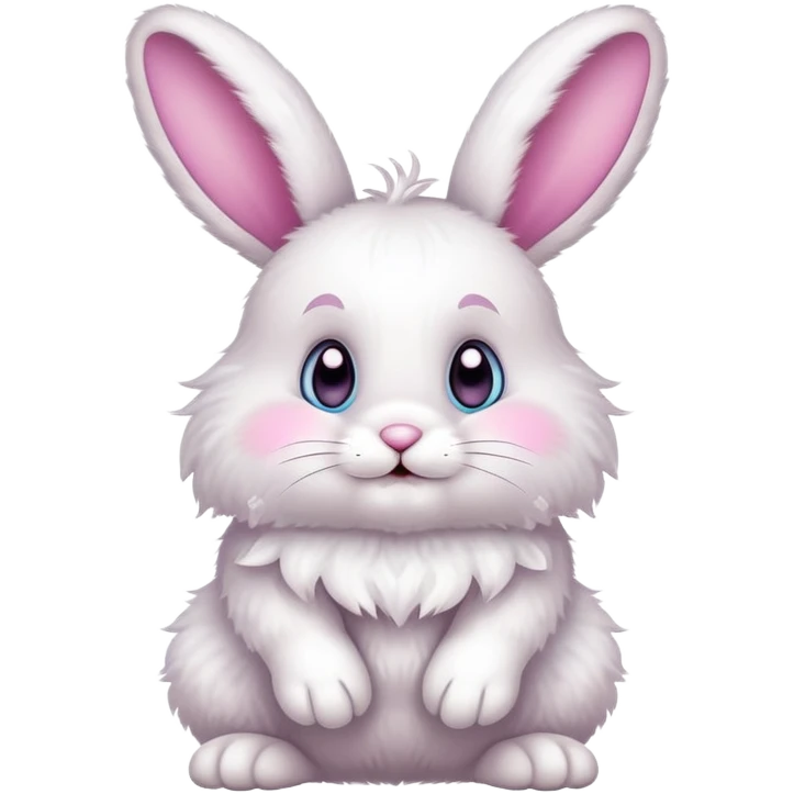 Cute easter bunny emoji