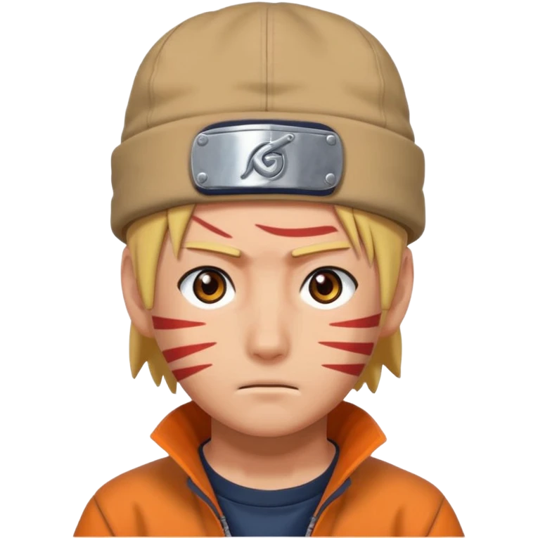 Naruto with hat  emoji