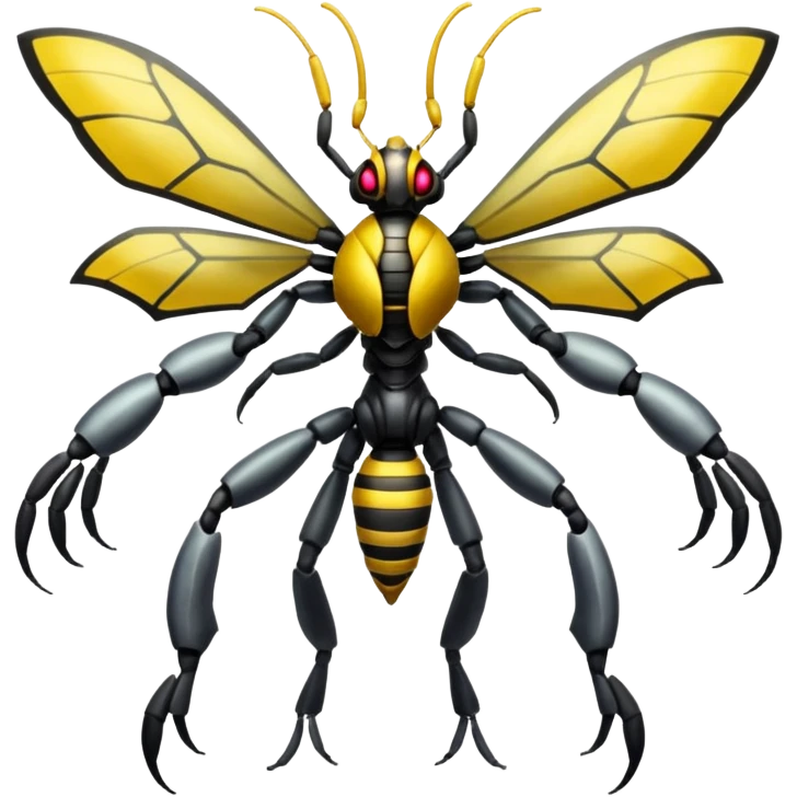 Beedrill-Giratina-Gensect-fusion (full body) emoji
