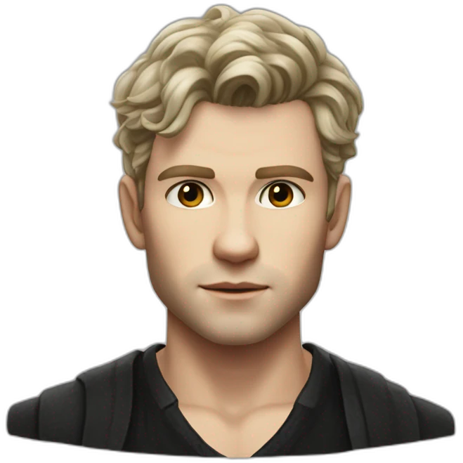 Klaus mikaelson short haircut realistic detailed emoji