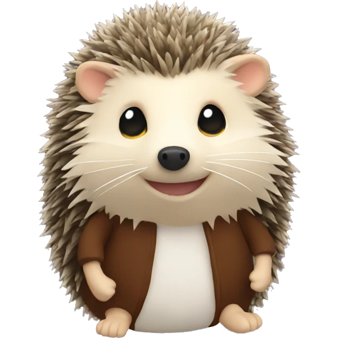 Hedgehog plushie emoji