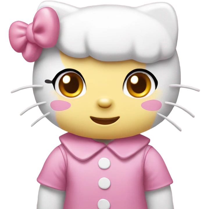 Sweet hello kitty emoji
