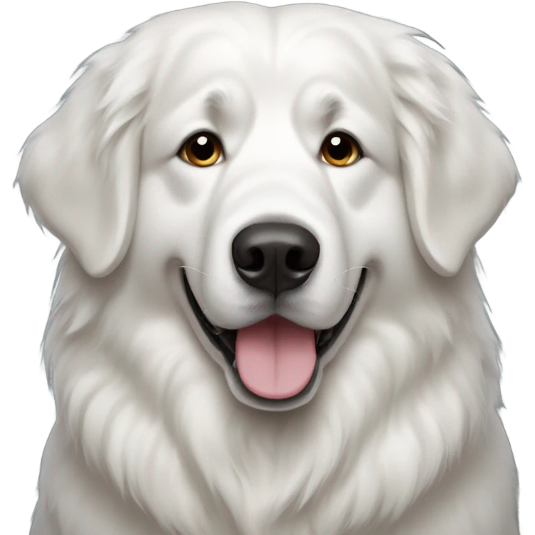 great pyrenees dog  emoji