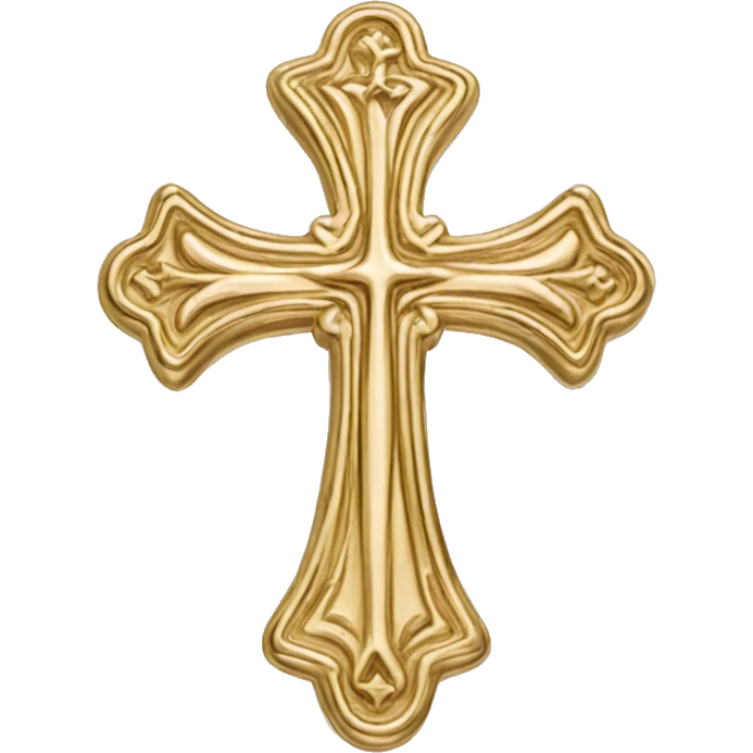 Chrome Hearts Gold Cross emoji