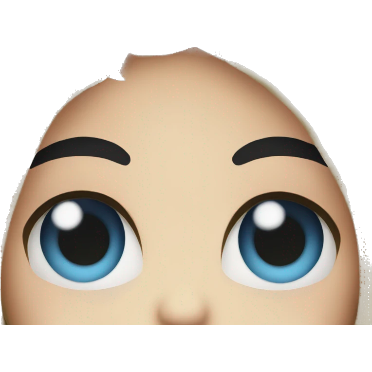 emo rolling her eyes emoji