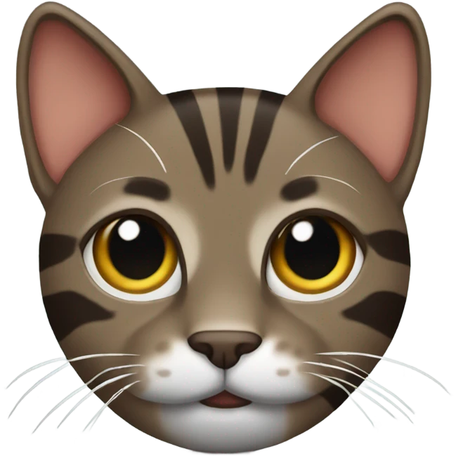 dark brown tabby cat wearing a soccer jersey emoji