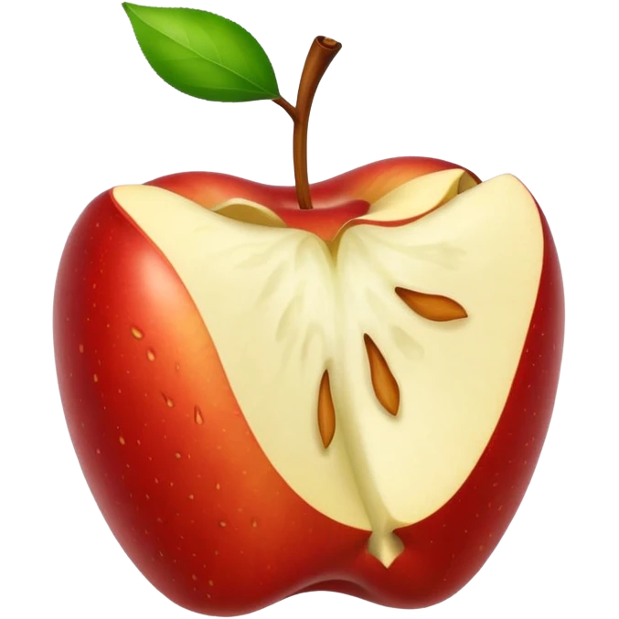 Create an Apple core emoji