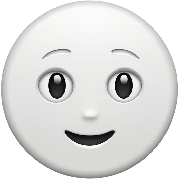 White circle emoji