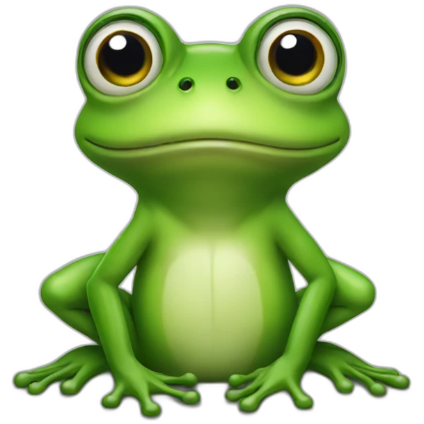 frog with a job emoji