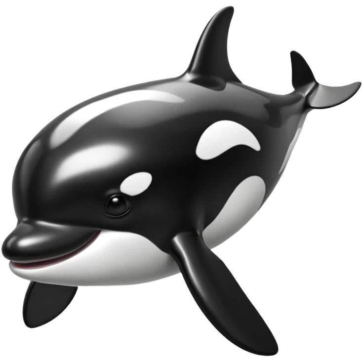 3d style orca emoji