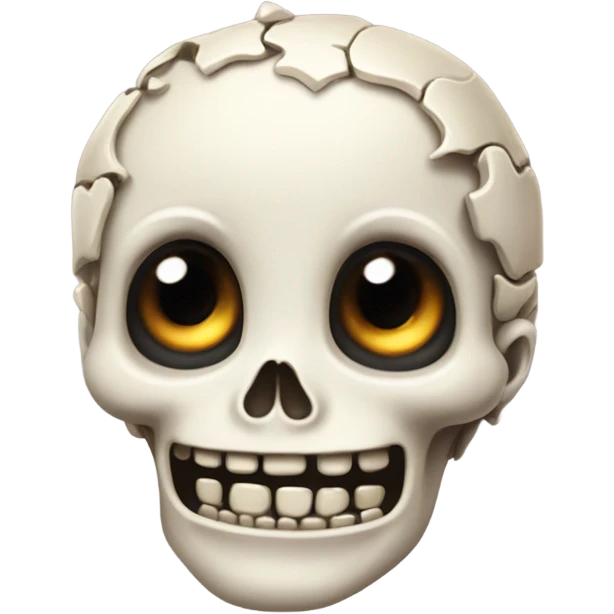 Cute skeleton emoji