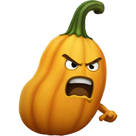 angry squash emoji