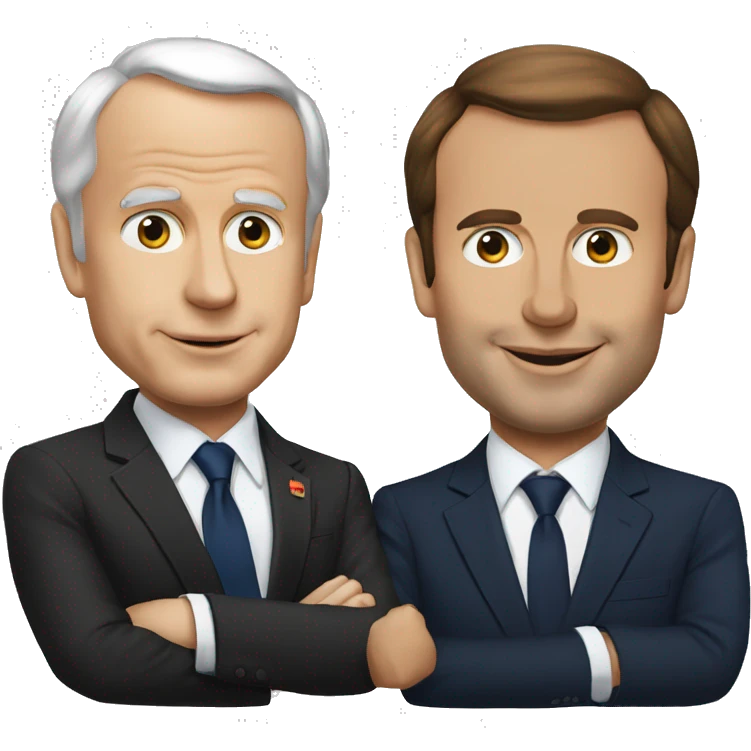 Emanuel Macron et poutine  emoji