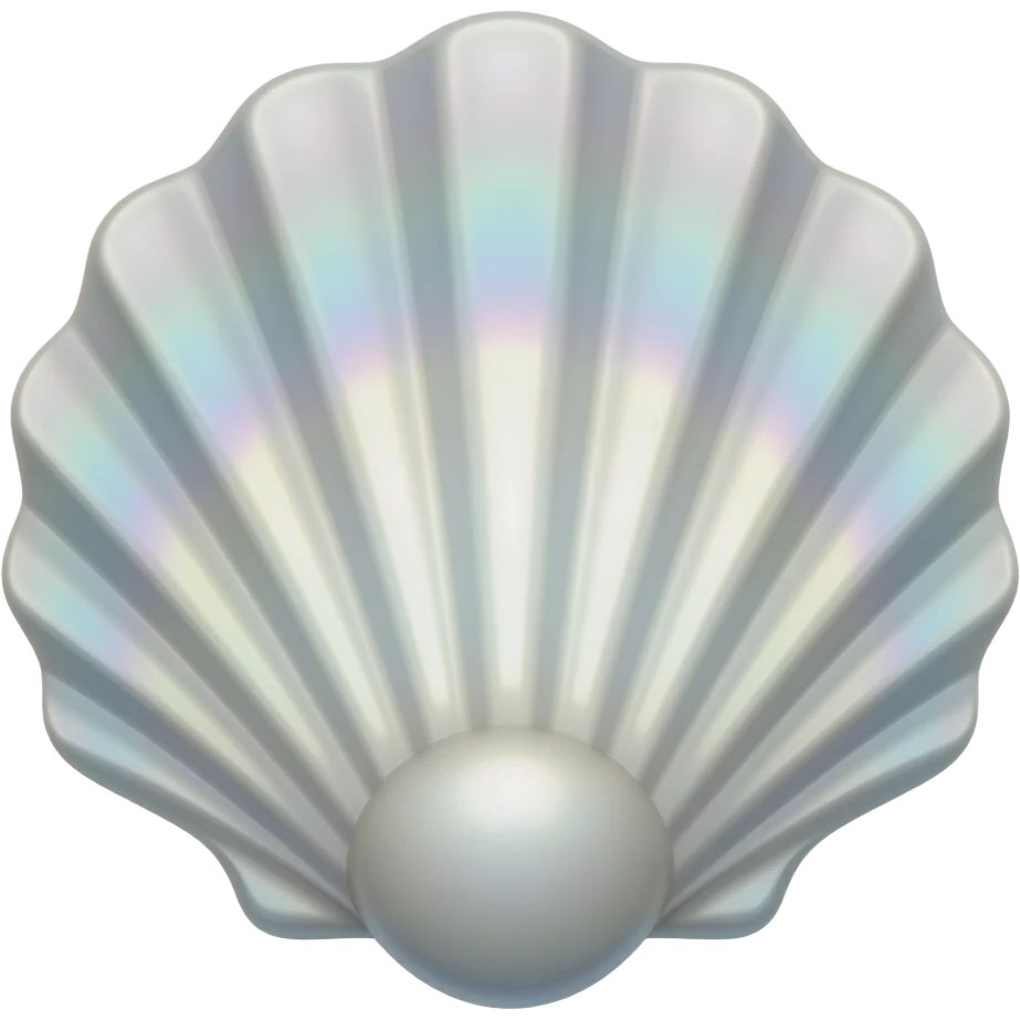 Pearl shell emoji
