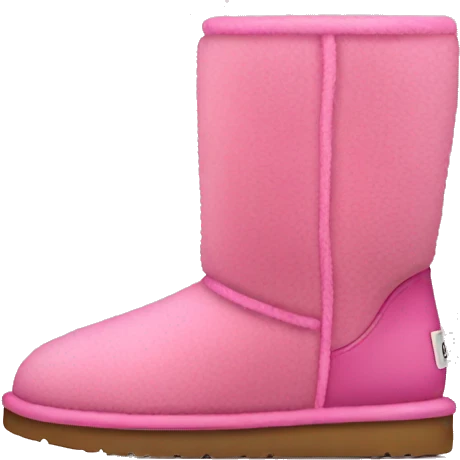 Pink UGG boots emoji