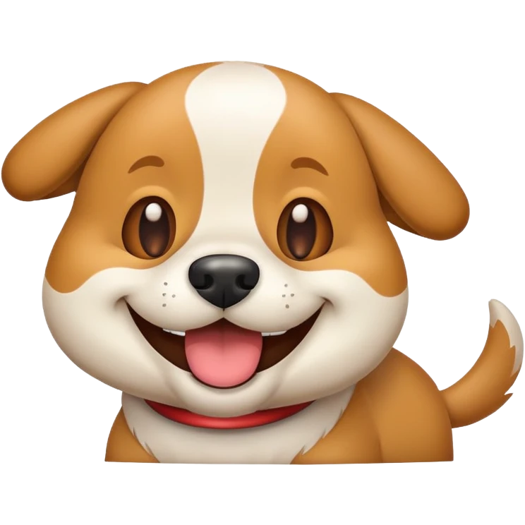 A emoji a dog smile  emoji