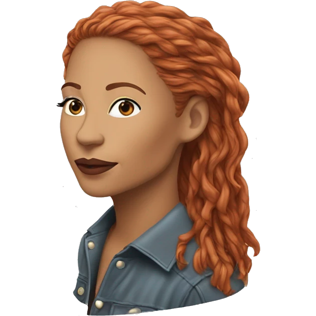 Chappell Roan, is an American singer and songwriter from Missouri. Working with collaborator Dan Nigro, the majority of her music is inspired by 1980s synth-pop copper red hair long emoji