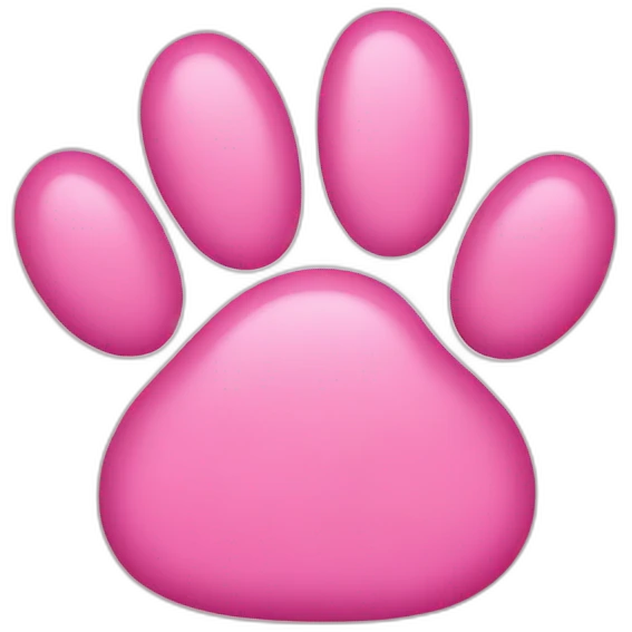 pink-cat-paw emoji