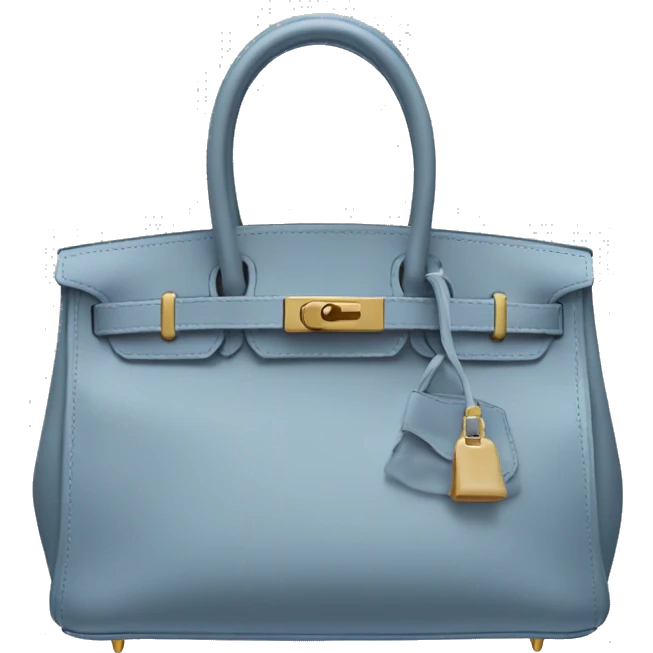 grey blue colored birkin emoji