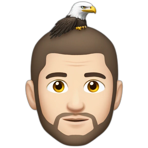 Khabib nurmagomedov with eagle emoji