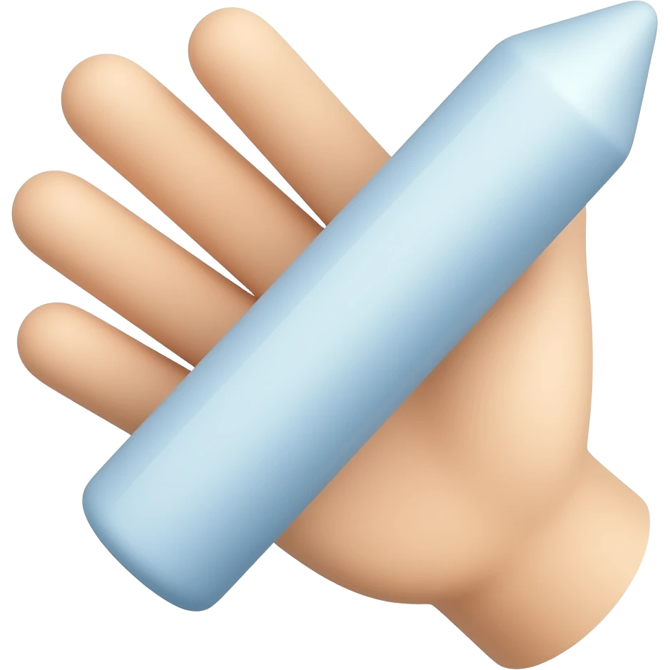 UNA MANO SOSTENIENDO UN PASTEL SIN MUCHO DETALLE emoji