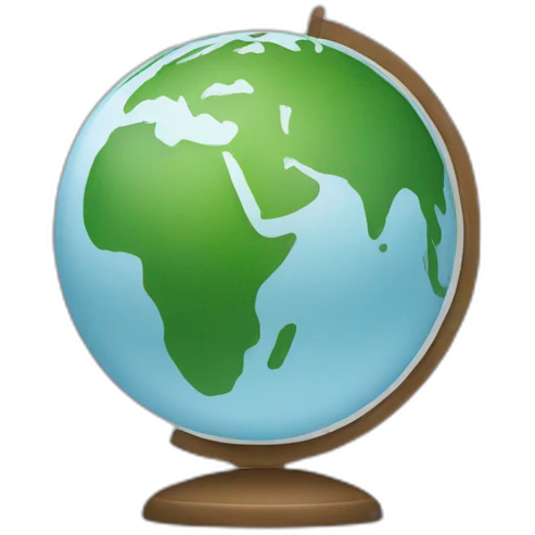 small globe emoji