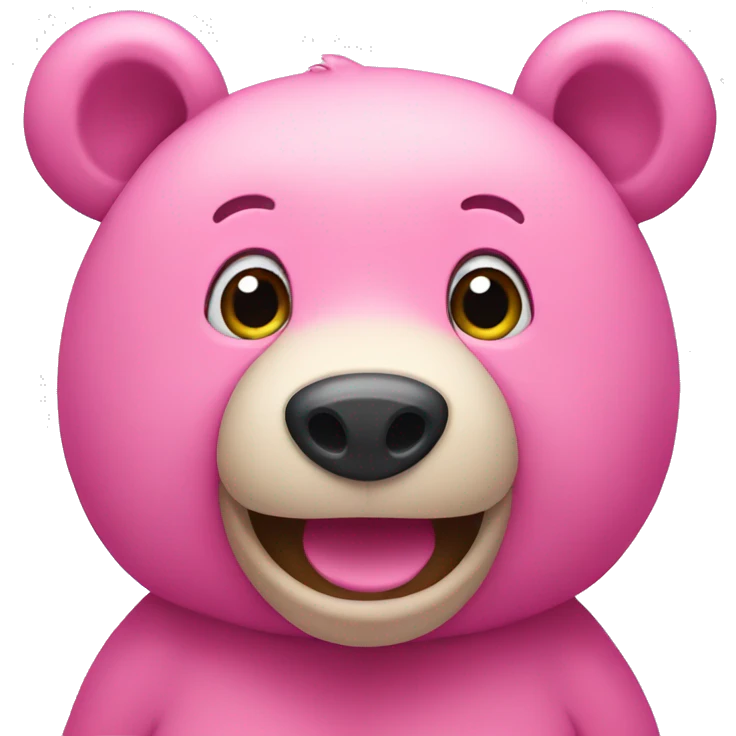 pink bear emoji
