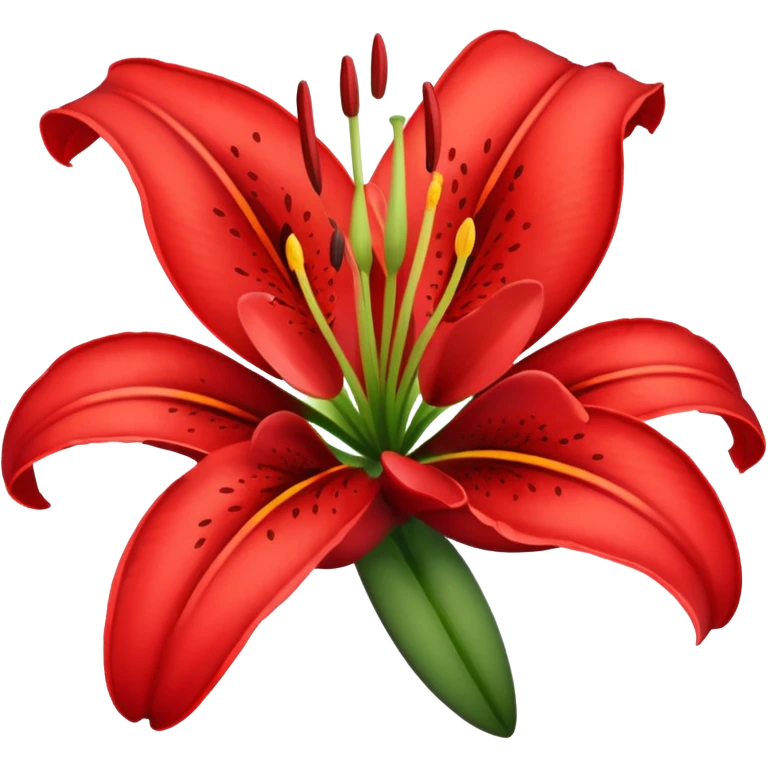 Red Lily emoji