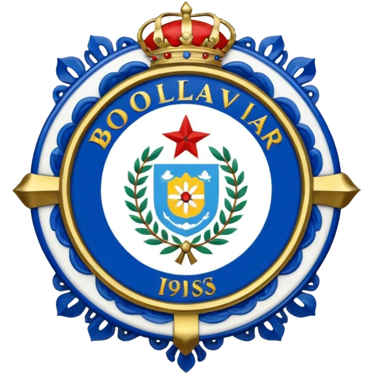 Escudo del club bolivar de la paz bolivia emoji