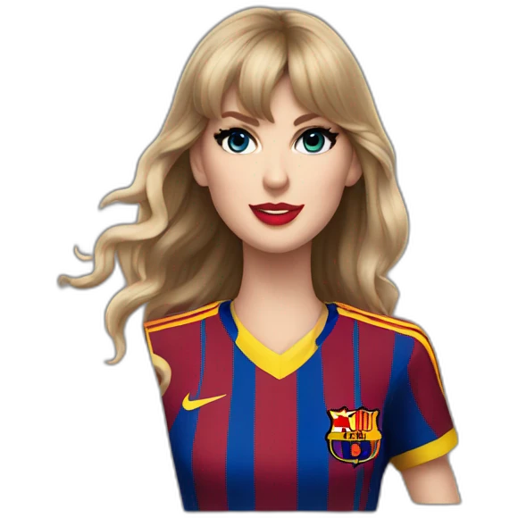 Taylor-Swift-FC-Barcelona emoji