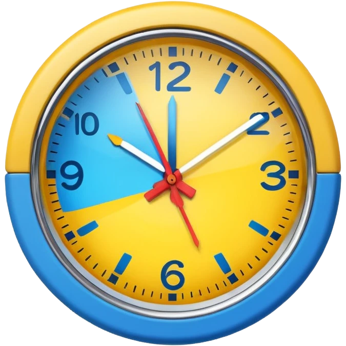 Only color clock emoji circle  emoji