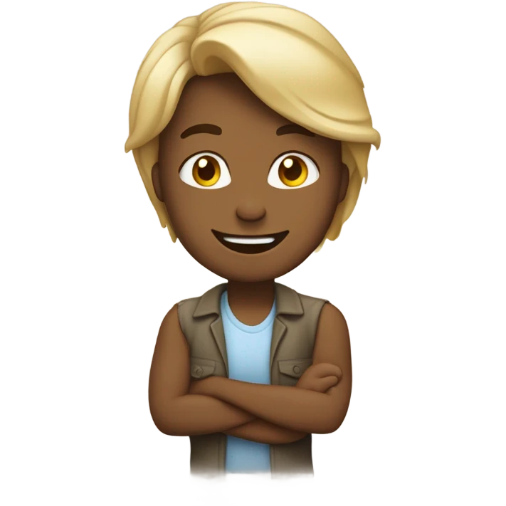 Un persona que está consentida  emoji