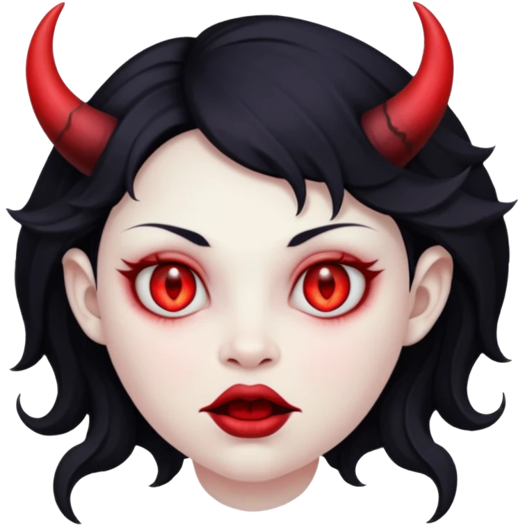 Pregnant demon emoji