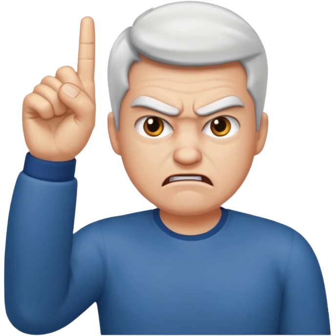 Cree moi un emoji d’un humain qui fait un doigt d’honneur  emoji