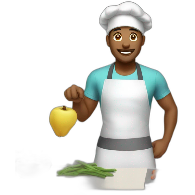 Fit cooking emoji