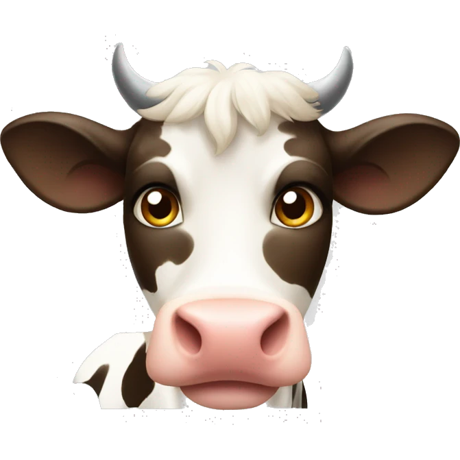 a bossy cow emoji