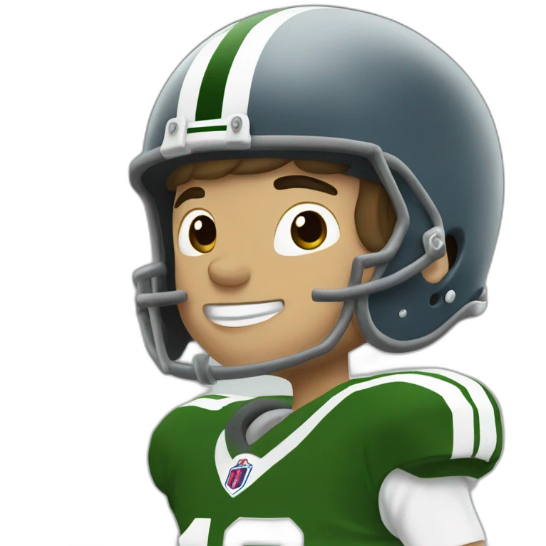 Napoleón playing football emoji