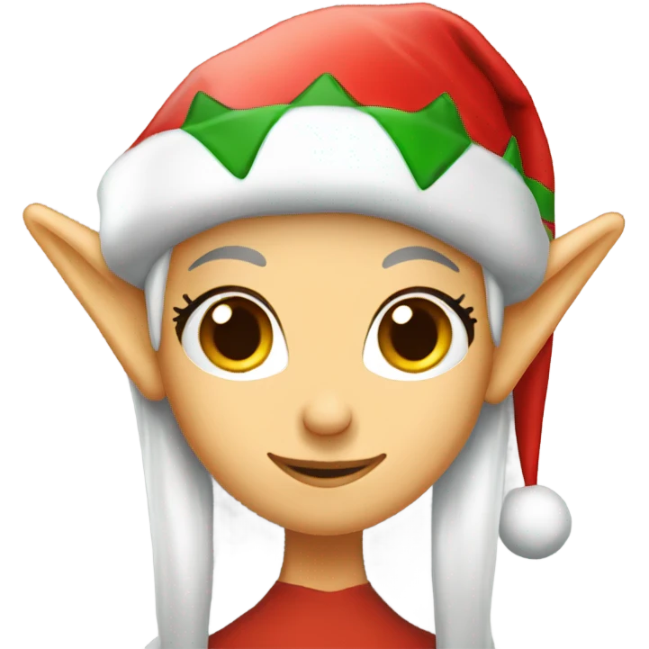 elf female santa hat emoji