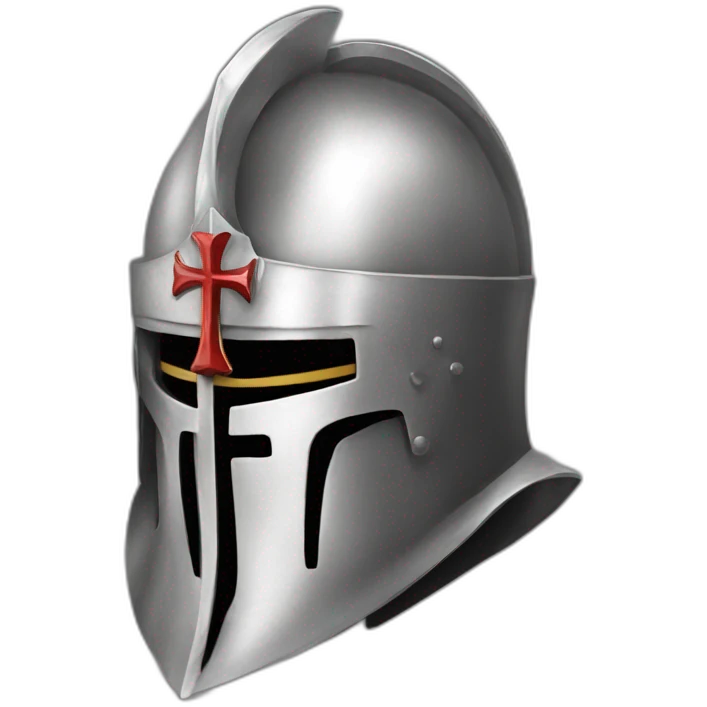 knight templar hyperrealistic emoji