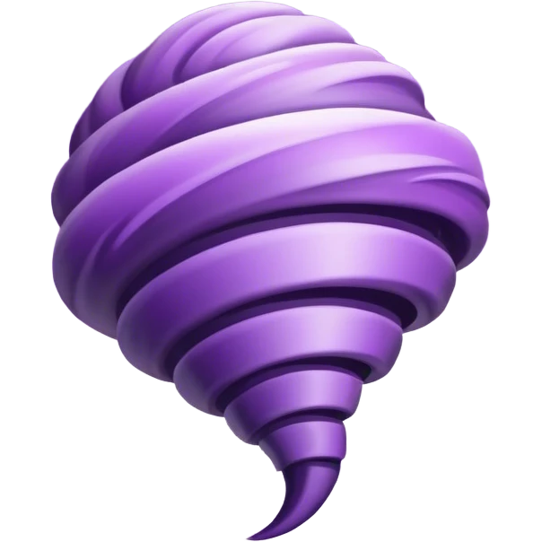 Tornado purple emoji