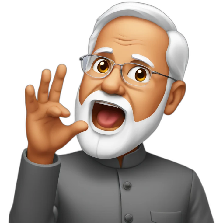 Modi reaction  emoji