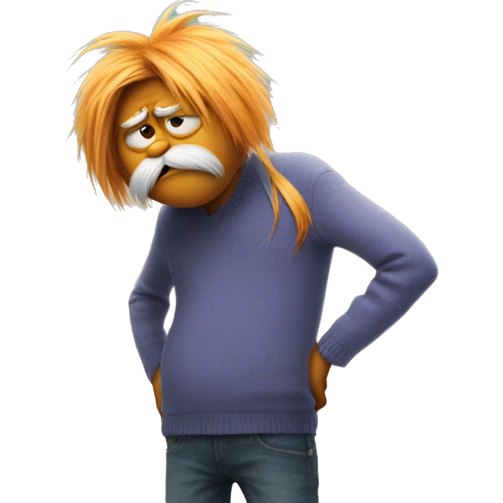 Lorax sad  emoji