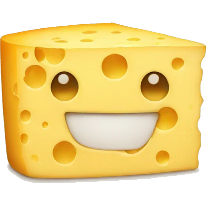 cheese face love emoji