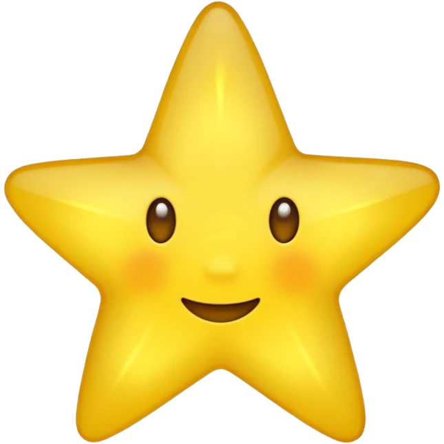 Half of a star emoji