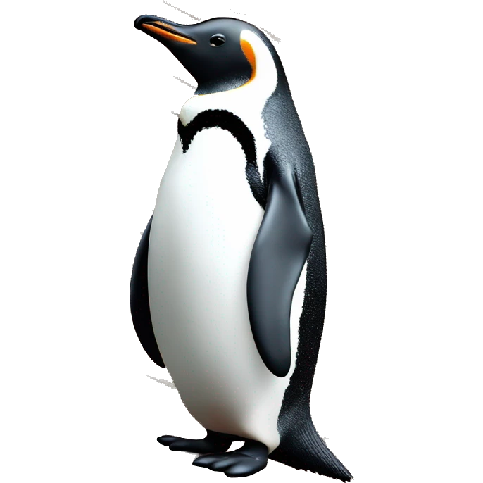 Penguin on a building ￼￼ emoji