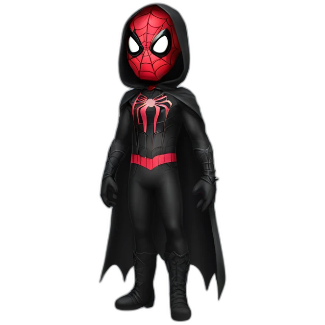 gothic spiderman emoji