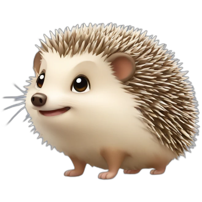 cute hedgehog emoji