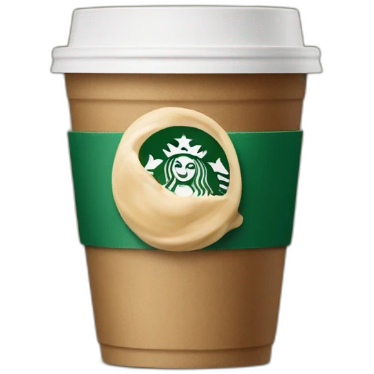 Starbucks coffee emoji